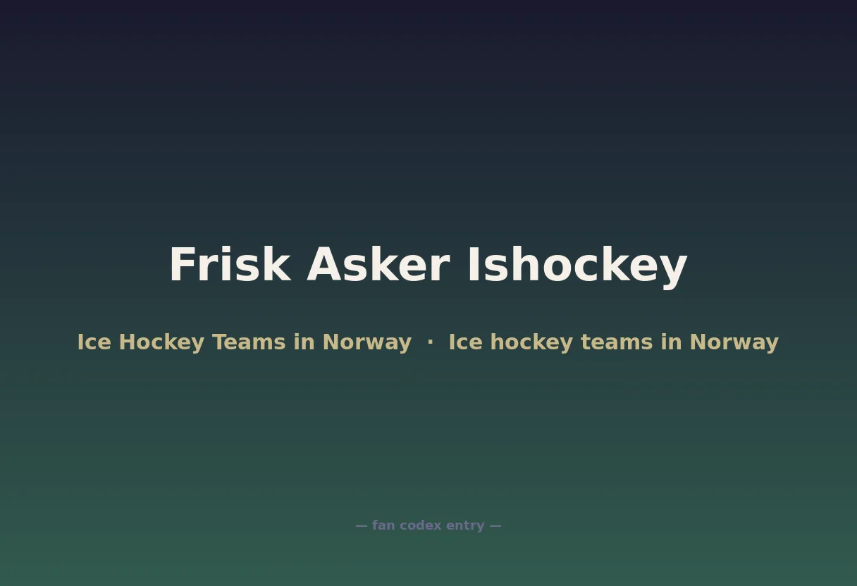 Frisk Asker Ishockey