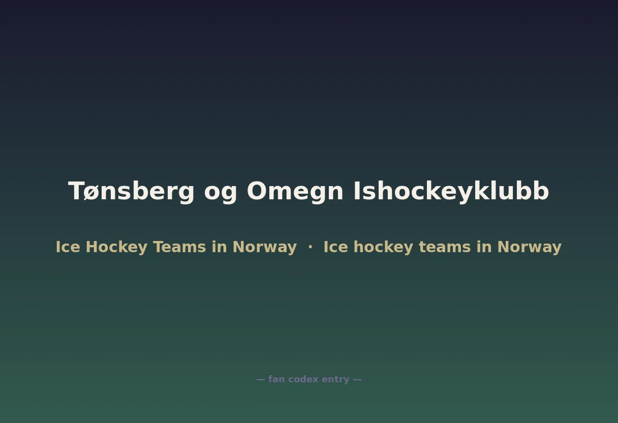 Tønsberg og Omegn Ishockeyklubb